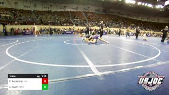 118 lbs Quarterfinal - Reese Anderson, RSA RedStorm vs Sayben Owen, Perry Lady Maroons