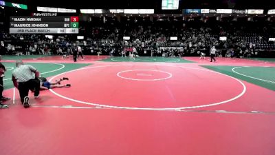 60 lbs 3rd Place Match - Maurice Johnson, MP1 vs Mazin Hmidan, DONA