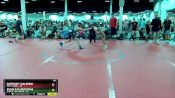 115 lbs Round 2 (4 Team) - Evan Kaliakoudas, Xtreme Team White vs Anthony DAlessio, Dirty Jersey