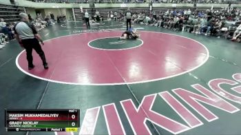 133 lbs Finals (8 Team) - Maksim Mukhamedaliyev, Hersey vs Grady Nicklay, LaCrosse Aquinas