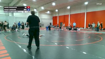 160 lbs Cons. Round 4 - Marin Wigginton, Unattached vs Kailey Bussard, Midway