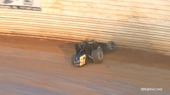 Mitchell Moles Crashes Immediately After Setting New Track Record At Port Royal Speedway