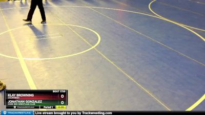 65 lbs Cons. Round 3 - Klay Browning, California vs Jonathan Gonzalez, Code Red Wrestling Club