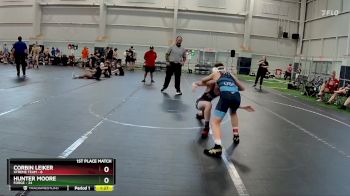 100 lbs Finals (2 Team) - Corbin Leiker, Xtreme Team vs Hunter Moore, FORGE