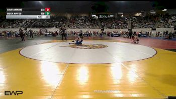 133 lbs Consi Of 64 #2 - Liam Amanis, Deer Creek Wrestling vs Beck Hayes, Pryor Tigers Wrestling