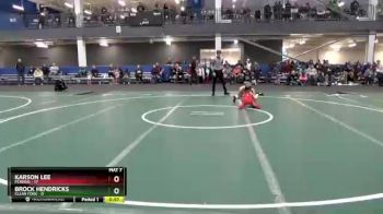 60 lbs Round 1 (6 Team) - Karson Lee, Perkins vs Brock Hendricks, Clear Fork