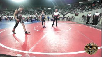 100 lbs Consi Of 8 #2 - Minor Langford, Weatherford Youth Wrestling vs Sam Satterfield, Tulsa Blue T Panthers