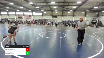 88 lbs Rr Rnd 2 - Marleigh Baldwin, No Team vs Dillin Keefe, WAR Wrestling Club