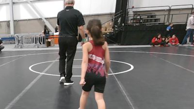 55 lbs Champ. Round 2 - Mika Abeel, Team Aggression Wrestling Club vs Kalee Moller, Oregon