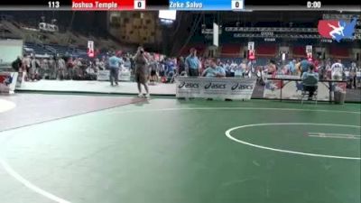 113 lbs round-3 Joshua Temple Nevada vs. Zeke Salvo Maryland