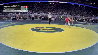 D4-165 lbs Quarterfinal - Layne Knisely, Bronson vs Conner Wenkel, Benzie Central