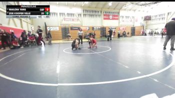 100 lbs Cons. Round 3 - Mailena Yang, Campolindo vs Zoe Cooper Veliz, San Ramon Valley