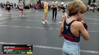 110 lbs Round 3 (4 Team) - Mike Brady, PA Alliance vs Hayden Celaj, GPS