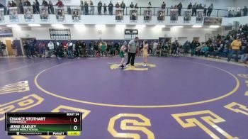 105 lbs Champ. Round 1 - Jesse Oakley, Lander Middle School vs Chance Stothart, Thermopolis