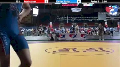 152 lbs round-3 Jacob Asher Maryland vs. Keiffer Taylor Utah