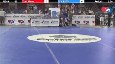 160 lbs round-4 Tyler Mann Arkansas vs. Billy Duffert Wisconsin