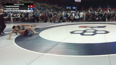 132 lbs Champ. Rd Of 32 - Caleb Schaefer, Indiana vs Tanner Telford, Utah