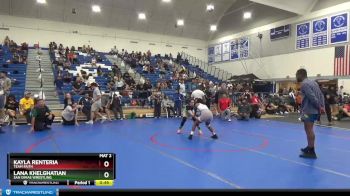 106 lbs Cons. Semi - Lana Khelghatian, San Dimas Wrestling vs Kayla Renteria, Team Faith