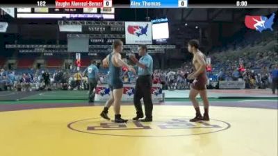 182 lbs round-1 Vaughn Monreal-Berner Illinois vs. Alex Thomas Virginia