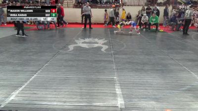 56_G lbs Round Of 16 - Mason Williams, Harborcreek vs Rhea Karas, South Fayette