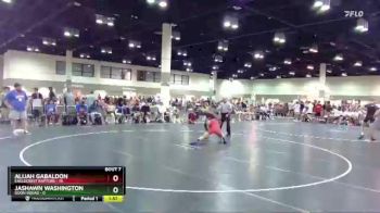 126 lbs Round 3 (6 Team) - Alijah Gabaldon, Eaglecrest Raptors vs Jashawn Washington, Goon Squad