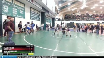 105 lbs 1st Place Match - Mack Moses, Garden Valley vs Kali Waggoner, Tri- Valley