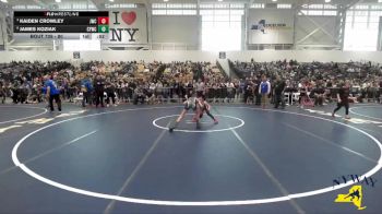 80 lbs Quarterfinal - Kaiden Crowley, Journeymen Wrestling Club vs James Koziak, Carmel Youth Wrestling Club