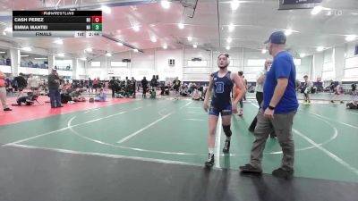 J-125 lbs Final - Cash Perez, MI vs Emma Mantei, MI