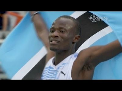 Nijel Amos wins 800m in Junior Championship - Universal Sports