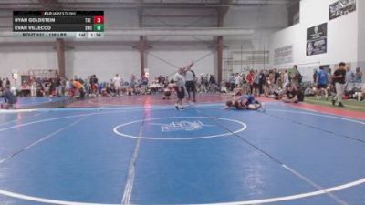 126 lbs Quarterfinal - Ryan Goldstein, The Way Wrestling Academy vs Evan Villecco, Seagull Wrestling Club