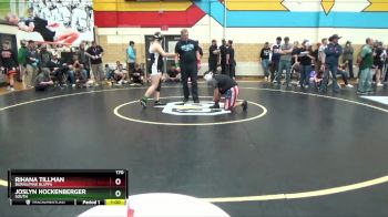 170 lbs Cons. Semi - Rihana Tillman, Burns/Pine Bluffs vs Joslyn Hockenberger, South