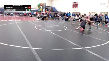 285 lbs Champ. Round 2 - Carter Nelson, LeSueur-Henderson vs DJ Miller, Martin County Red Bulls