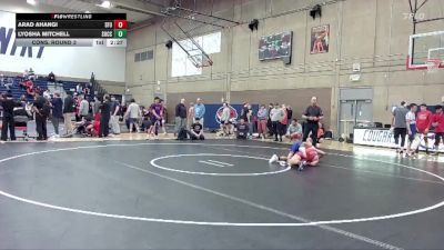 133 lbs Cons. Round 3 - Arad Ahangi, Simon Fraser (B.C.) vs Lyosha Mitchell, Southwestern Oregon Community College