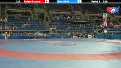 126 lbs round-4 Nathan Kraisser Maryland vs. Jordan Hart Nevada