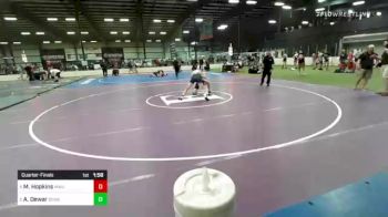 152 lbs Quarterfinal - Michael Hopkins, MetroWest United vs Anson Dewar, Doughboy