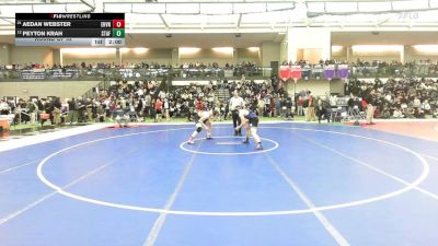 190 lbs Round Of 32 - Aedan Webster, East Haven vs Peyton Krah, Stafford