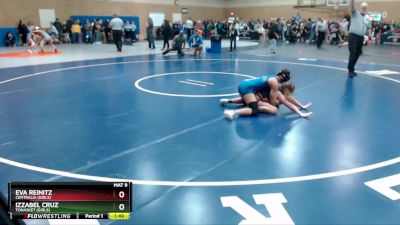 115lbs Champ. Round 2 - Eva Reinitz, Centralia (Girls) vs Izzabel Cruz, Tonasket (Girls)