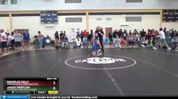 53 lbs Round 3 - Nicholas Kelly, Jennings County Wrestling Club vs Jaxon Whitlow, Contenders Wrestling Academy