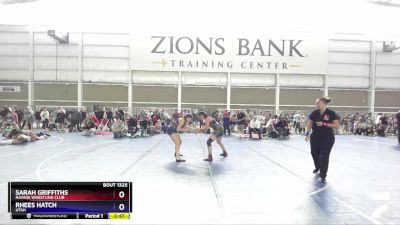 155 lbs Quarterfinal - Sarah Griffiths, Ravage Wrestling Club vs Rhees Hatch, Utah