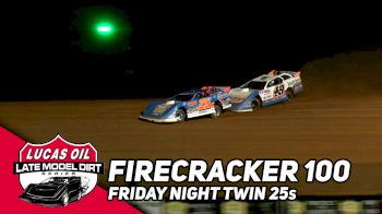 Highlights | 2023 Lucas Oil Firecracker 100 Friday Prelims at Lernerville Speedway