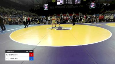 150 lbs Cons 32 #2 - Colton Tollefson, WI vs Donovan Rosauer, IL