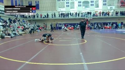 131 lbs Quarterfinal - Deijah Diego, Pacific University vs Cadence Fineran, Linfield University