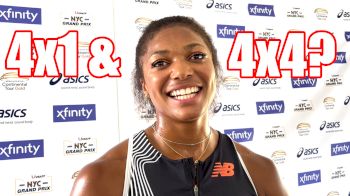 Gabby Thomas Does 100m/400m Double In NYC, Wants To Be On Both Relays