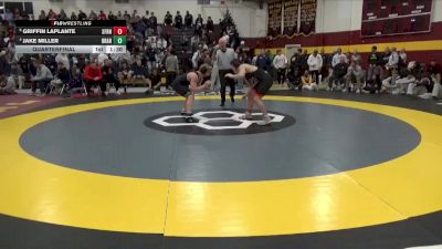 157 lbs Quarterfinal - Griffin Laplante, St Francis vs Jake Miller, Broken Arrow