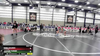 110 lbs Quarterfinal - Jazmine Turner, Grace M Davis vs Dora Galindo, La Grande