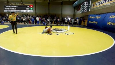 160 lbs Consi Of 16 #1 - Jaedan Adams, Stillwater (OK) vs David Daniels, Granite Hills-El Cajon