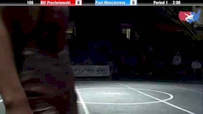 106 lbs 5th-place-match Bill Prochniewski Wisconsin vs. Paul Mascarenas New Mexico
