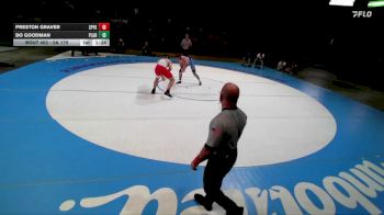 5A 175 lbs 1st Place Match - Preston Graver, Spanish Fork vs Bo Goodman, Pleasant Grove