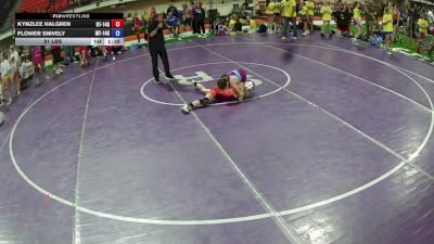 81 lbs Kynzlee Halgren, Utah 14U Girls vs Flower Snively, Montana 14U Girls