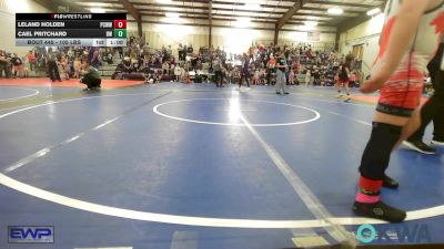 105 lbs Rr Rnd 5 - Leland Holden, Ponca City Wildcat Wrestling vs Cael Pritchard, Bristow Wrestling